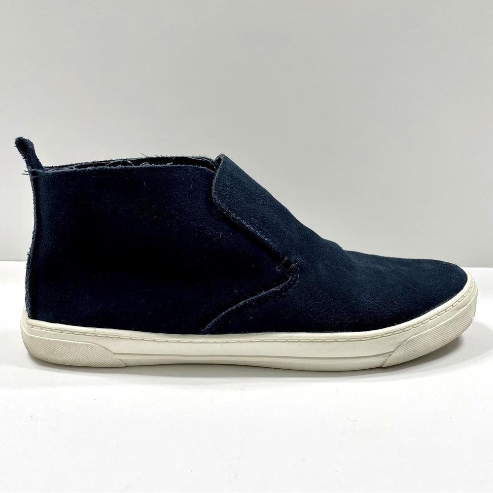 Dolce Vita Roselyn Women’s High Top Suede Sneakers Navy Blue Size 7.5 - Picture 8 of 10